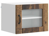Wall Glass Cabinet LUCCA Old Wood 40 x 31 x 40 cm 884850