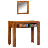 Dressing Table Brown 90 x 45 x 75 cm Solid Acacia Wood 4016522