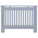 Radiator Cover Grey 112x19x81.5 cm Engineered Wood 288173