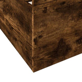 Bed Frame with Drawers without Mattress Smoked Oak 120x200 cm 3280304