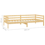 Day Bed without Mattress Solid Wood Pine 90x200cm 806930