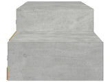 Wall-mounted TV Cabinet Wall-Mounted Concrete Grey 8005992