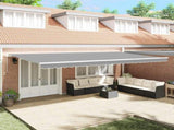 Awning Frame Manual White 600 x 300 cm Aluminium 144062