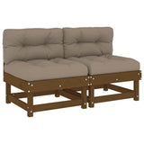 Middle Sofa Honey brown, Taupe 825460