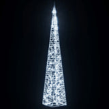 Acrylic Decorative LED Light Cone Cold White 120 cm 328964