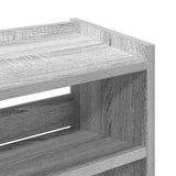 Shoe Rack Grey Sonoma 60x25x81 cm Engineered Wood 859883