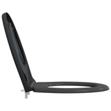 Toilet Seat Anthracite 47 x 37 x 4 cm Duroplast 42002350