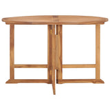 Folding Garden Dining Table 110x75 cm Solid Wood Teak 318479