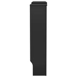 Engineered Wood Radiator Cover Black 205 cm 325548