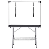 Dog Grooming Table Black and silver 171070