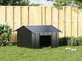 Dog House with Roof 85x107x81 cm Galvanised Steel 4100913