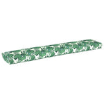 ZNTS Pallet Cushion for Bench Leaf Pattern 200x40x8 cm Oxford Fabric 42001686
