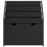 Kids Bookshelf Black 60 x 29.5 x 69 cm Engineered Wood 892390