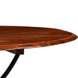 Dining Table Solid Acacia Wood with Honey Finish 120x76 cm 245642