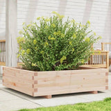 Garden Planter 90x90x26.5 cm Solid Wood Pine 847313