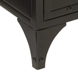 Bathroom Cabinet 40x27x180 cm Iron and Solid Wood Mango 3217108