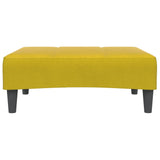 Footstool Yellow 77x55x31 cm Velvet 4007379