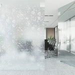 Window Films 4 pcs Frosted Flower Pattern PVC 3208980