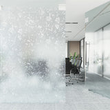 Window Films 4 pcs Frosted Flower Pattern PVC 3208980