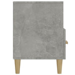 TV Cabinet Concrete Grey 102x36x50 cm Engineered Wood 812604