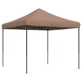 Party Tent Folding Brown 292 x 292 x 315 cm Oxford Fabric 42023548
