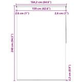 Shower Roller Blind 160x240 cm Bubble 142869