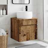 Wall-mounted Sink Vanity Old Wood 49 x 44.5 x 66 cm 890620