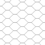 ZNTS Fence Posts 22 pcs U-Channel Grey 160 cm Steel, Hexagon Fence Grey 1.6x100 m Steel 3336945