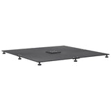 Parasol Base Dark grey 100 x 100 x 4 cm Steel 3407831