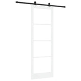 Sliding Door ORKDAL White and Black 83 x 232 cm 3332002