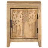 ZNTS Bedside Cabinet 40x30x50 cm Solid Mango Wood 320811