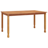 Garden Dining Table 150x90x75 cm Solid Wood Teak 316606