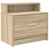 Bedside Cabinets with Drawer 2 pcs Sonoma Oak 51x31x47 cm 858673