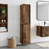 Wall-mounted Bathroom Cabinet Old Wood 33 x 34.5 x 160 cm 890520