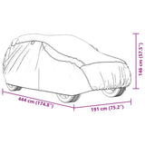 Car Cover for SUV Hail Protection Full M Grey and Silver 4008948