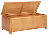 Storage Box Solid Oak Wood 42000874