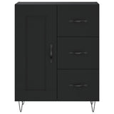 Sideboard Black 69.5x34x90 cm Engineered Wood 830253