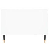 Coffee Table White 90x50x36.5 cm Engineered Wood 830556