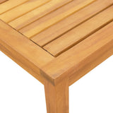Sun Loungers 2 pcs with Table Taupe Solid Wood Acacia and Textilene 3279255