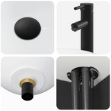 Bathroom Furniture Set 3 pcs Black 33 x 34.5 x 160 cm 3406084