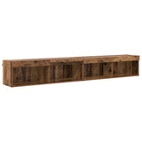 TV Cabinet Set 2 pcs Old Wood 100 x 30 x 30 cm Engineered Wood 882966