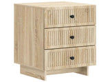 Bedside Cabinet Sonoma Oak 43 x 41 x 66.5 cm Engineered Wood 893867