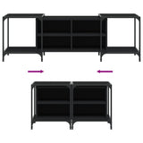 TV Cabinet Black 153x37x50 cm Engineered Wood 837602