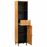 Bathroom Cabinet Light Brown 38 x 33 x 160 cm Engineered Wood 4018102