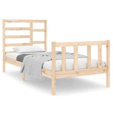 Bed Frame without Mattress Solid Wood 90x190 cm Single 3105890