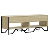 TV Cabinet Sonoma Oak 122x34x41 cm Engineered Wood 848570