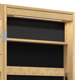 Mirror Jewellery Cabinet with LED Lights Wall Mounted 353231