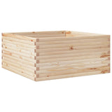 Garden Planter 100x100x46 cm Solid Wood Pine 3282429
