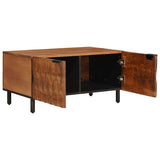 Coffee Table Brown 80 x 50 x 40 cm Solid Mango Wood 4017905