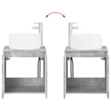 Bathroom Furniture Set 2 pcs Concrete Grey Engineered Wood 3404097